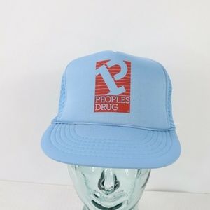 Vintage New Peoples Drug Drugstore Trucker Hat Cap
